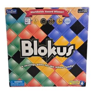 Award Winning BLOKUS Strategy Game Educational Insights **COMPLETE**